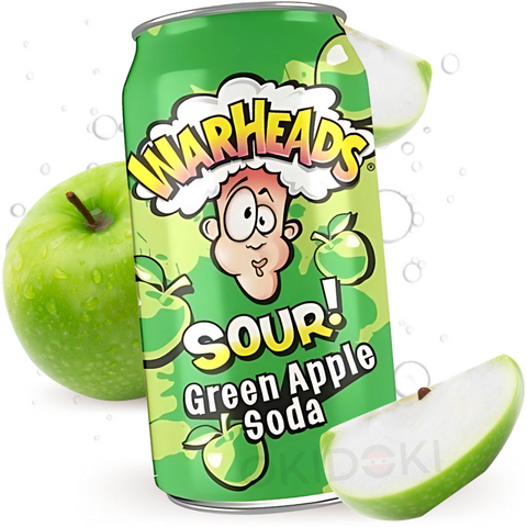 Warheads Refresco Ácido sabor Manzana Verde 330ml