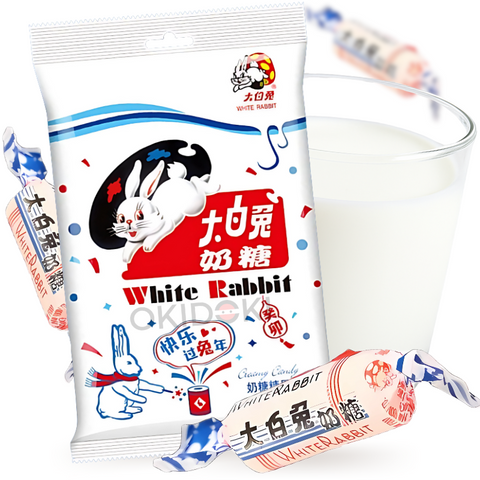 Caramelos de Leite de Coelho Branco 227g