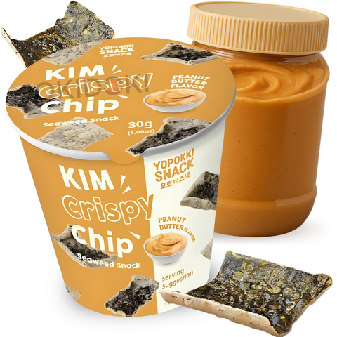 Yopokki Crispy Seaweed Snacks Peanut Butter Flavor 30g