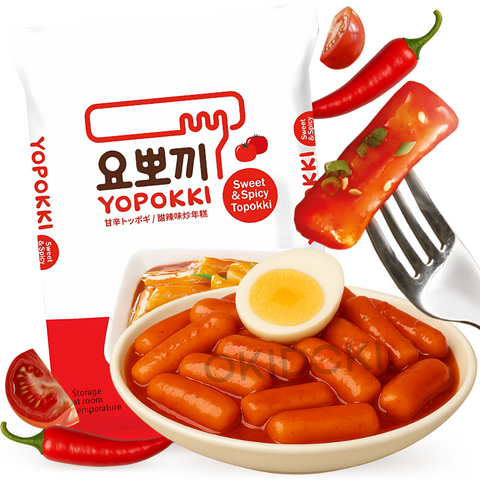 Yopokki Tteokbokki sabor Dulce y Picante (Bolsa) 280g