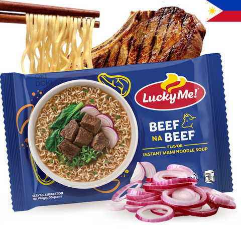 Lucky Me! Instant Noodles with Beef Soup 55g