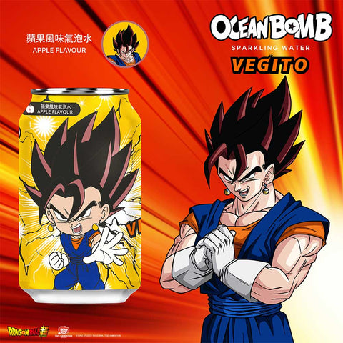 Ocean Bomb Dragon Ball Soda de Manzana Vegito 330ml