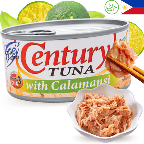 CENTURY Tuna Tuna with Calamansi Canned (Halal) 180g