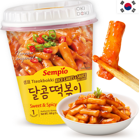 Sempio Cup Tteokbokki Sweet and Spicy (Microwave) 160g