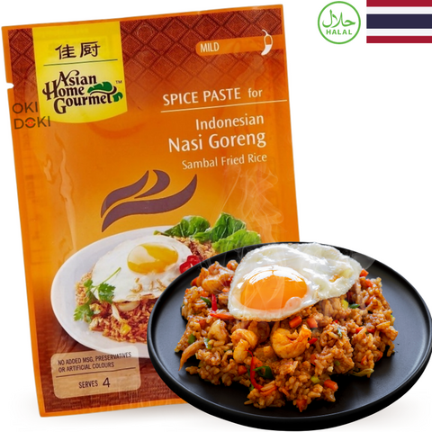 Molho de arroz frito AHG Nasi Goreng indonésio (Halal) 50g