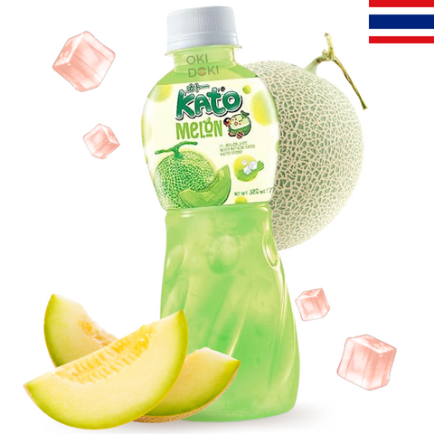 Kato Bebida de Honeydew Melon con Gelatina (Halal) 320ml