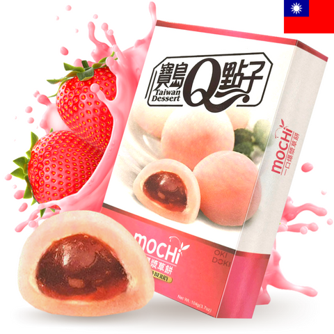 Taiwan Q Mochi with Strawberry Jam 104g