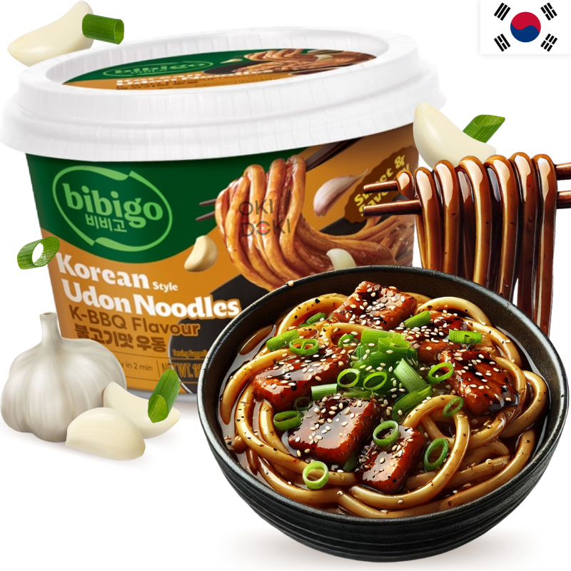 CJ Bibigo Stir-Fried Udon K-BBQ Flavor Korean Style 187.2g