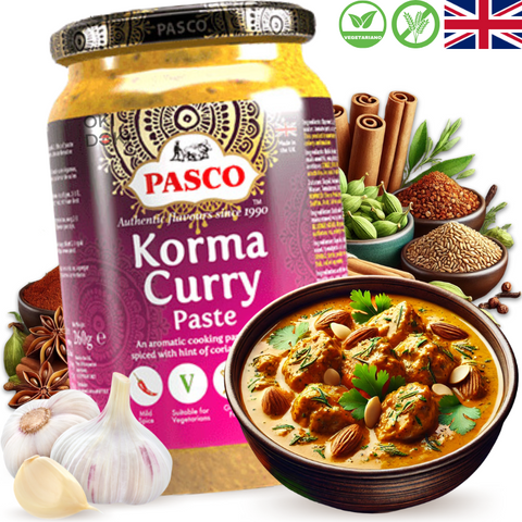 Pasco Pasta de Curry Korma (Vegetariano, Sin Gluten) 270g