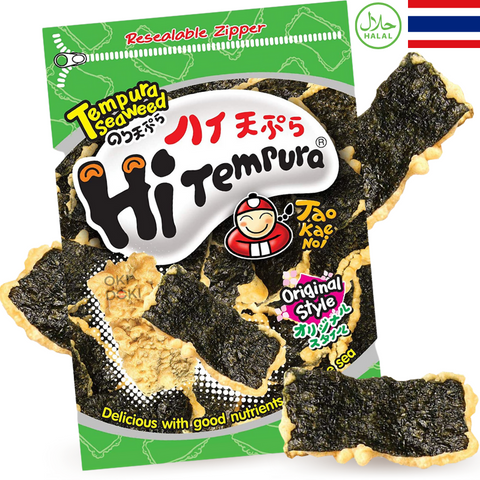 Tempuras Tao Kae Noi com Algas Tailandesas Originais (Halal) 40g