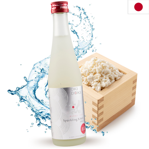 Ninki-ichi Sake Sparkling Junmai Ginjo Alc. 7% 300ml