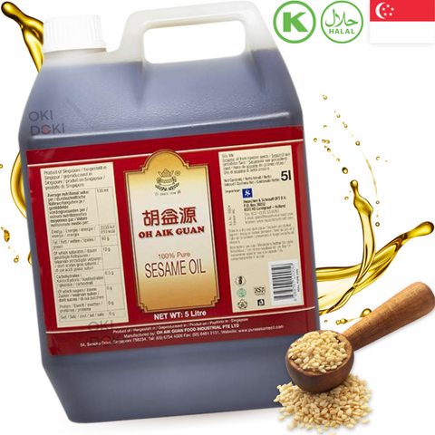 Oag Aceite de Sésamo 100% Puro 5L