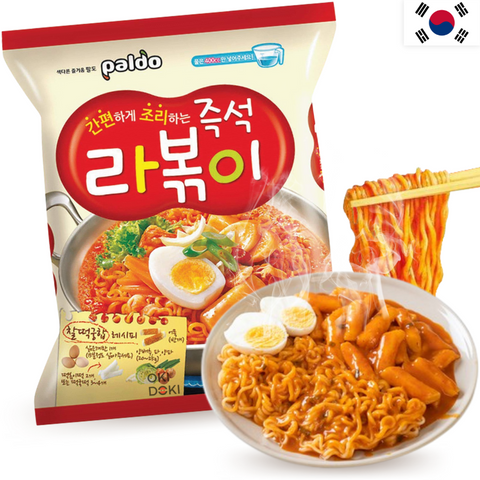 Paldo Ramen Rabokki Sweet and Spicy Flavor (Halal) 145g