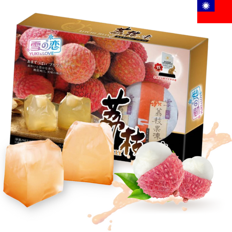 Yuki & Love Lychee Gelatinegelei (4 stuks x 50 g) 200 g