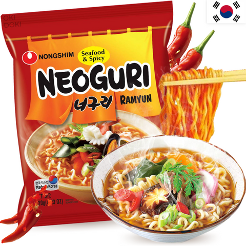Nongshim Neoguri Ramyun Seafood and Spicy (Halal) 120g