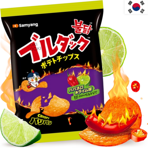 Samyang Buldak Potatoes Habanero and Lime Flavor 55g