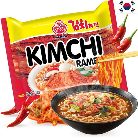 Ottogi Ramen Noodles Kimchi Flavor 120g