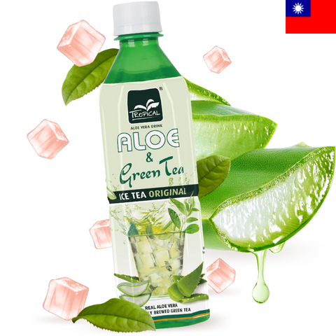 Tropical Iced Green Tea with Aloe Vera 500ml
