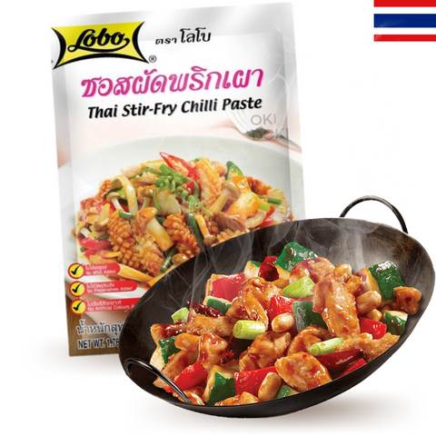 Lobo Thai Style Stir Fry Sauce with Chili Peppers 50g