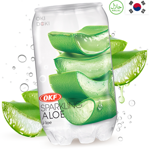 OKF Refresco Sparkling Sabor Aloe Vera (Halal) 350ml