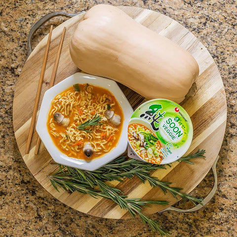Nongshim Cup Soon Noodles Mushroom and Vegetable Flavor (Halal, Vegan) 67g