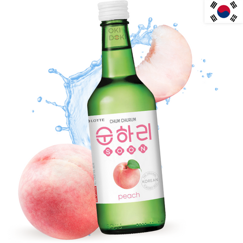 Lotte Chum Churum Soju Pêssego Pêssego Alc. 12% 360ml