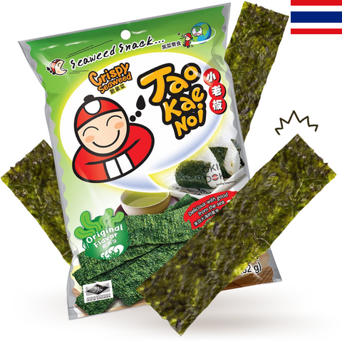Tao Kae Noi Snacks Alga Crocante Sabor Original 32g