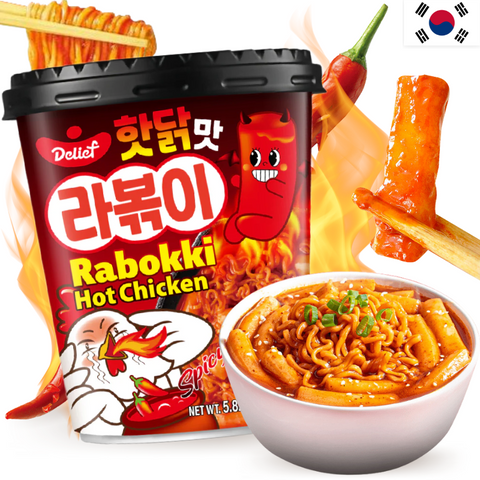DELIEF Rabokki Instant Korean Spicy Chicken Flavor 165g