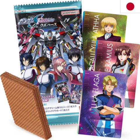 BANDAI Mobile Suit Gundam Seed Freedom Wafer met kaart 15g