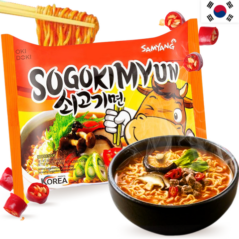 Samyang Sogokimyun Fideos con Sopa Ternera Picante 120g
