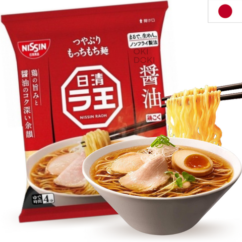 Nissin Raoh Japanese Ramen Shoyu Noodles 101g