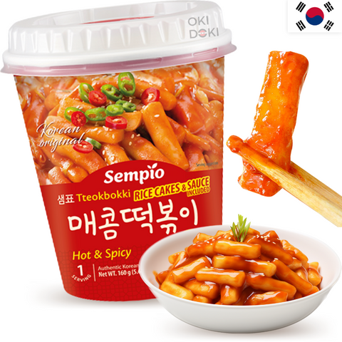 Sempio Korean Spicy Tteokbokki for Microwave 160g