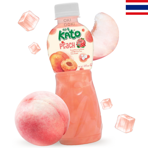 Kato Bebida de Peach Melocotón con Gelatina (Halal) 320ml
