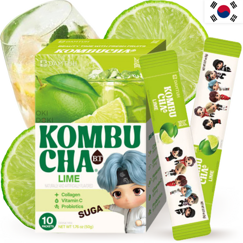 BTS Tinytan Kombucha Lime Smaak 5g X 10 stuks (Willekeurig ontwerp)