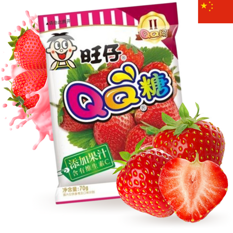 Want Want Gominolas de Fresa Strawberry 70g