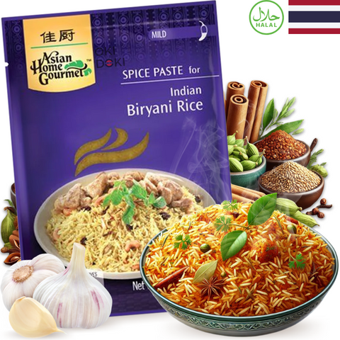 AHG Salsa para Arroz Biryani Estilo Indio (Halal, Vegetariano) 50g