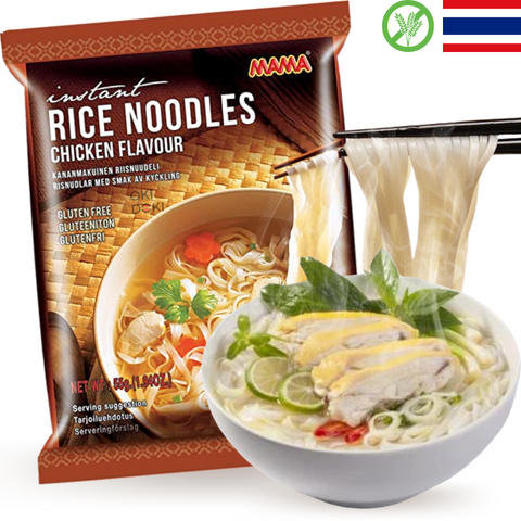 Mama Fideos de Arroz Sabor Pollo (Sin Gluten) 55g