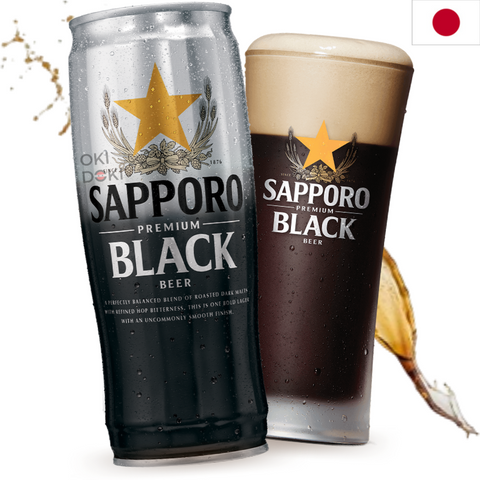 Sapporo Black Beer Alc. 5% 650ml (blik)
