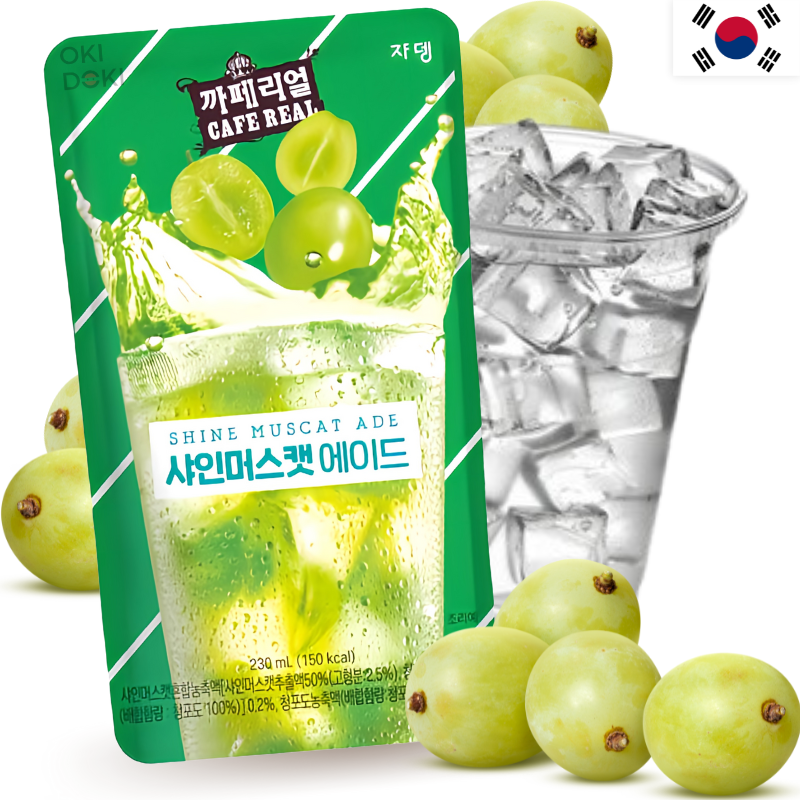 Jardin Cafe Real White Grape Korean Drink (Halal) 230ml – OKIDOKI