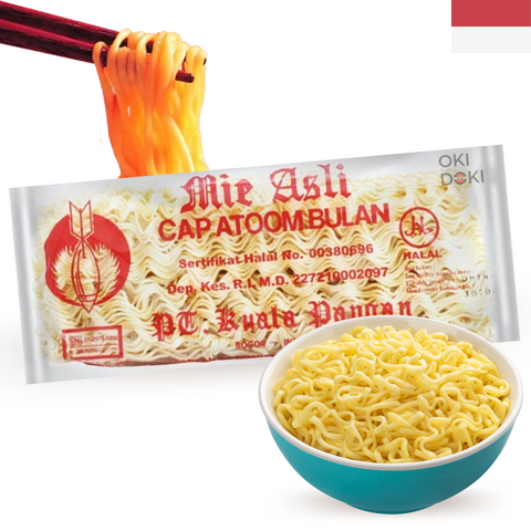 Atoom Bulan Mie Asli Noodles Instantâneos Indonésios (Halal) 200g