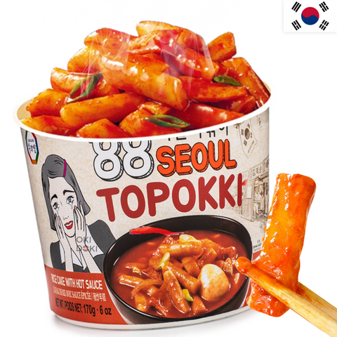 Surasang 88 Seoul Topokki Tteokbokki with Korean Spicy Sauce 170g