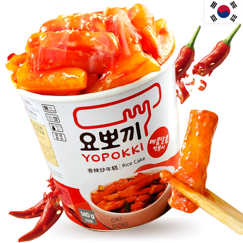 Yopokki Cup Zoete en Pittige Tteokbokki 140g