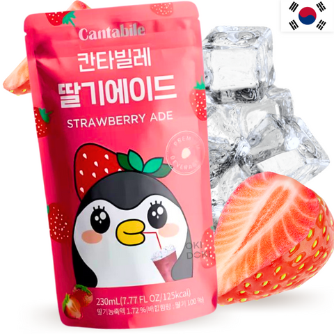 CANTABILE Korean Ice Cup Strawberry Drink (Halal) 230ml