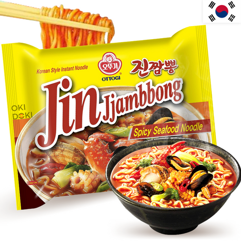 Ottogi Jin Jjambbong Sabor Frutos do Mar 130g