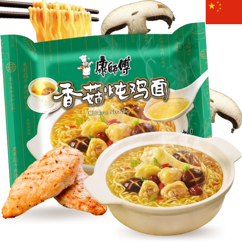 Master Kong Fideos Sabor Pollo y Setas Shiitake 100g