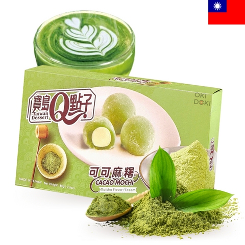 Taiwan Q Mochi de Cacao Matcha 8uds 80g