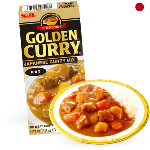 S&B Golden Curry Curry Japonês Apimentado 92g