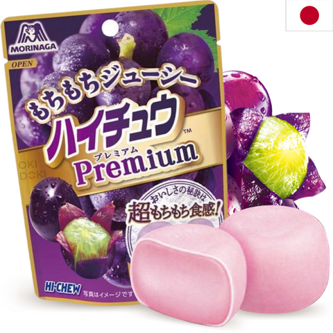Morinaga Hi-chew Premium Caramelos Blandos Sabor Uva 35g