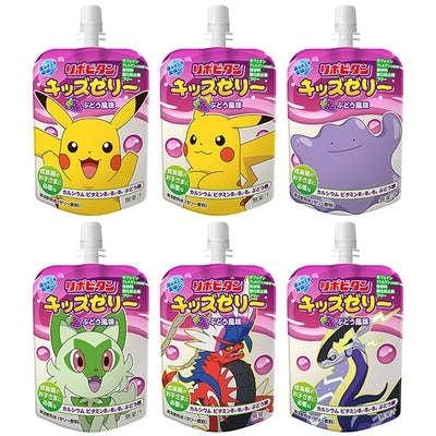 Taisho Grape Flavored Jelly Drink Pokemon Edition 125g