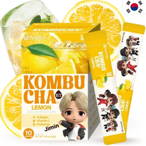 BTS Tinytan Kombucha Lemon Flavor 5g X 10 units (Random Design)